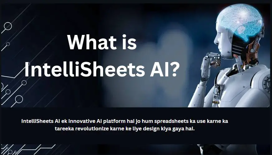 What is IntelliSheets AI?
