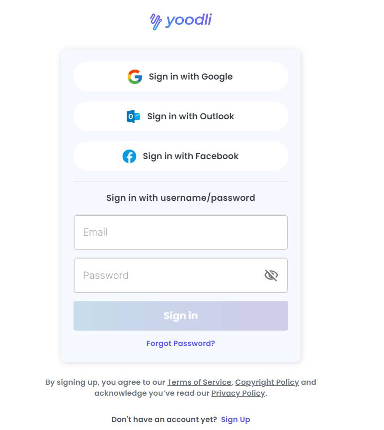 Yoodli AI Login