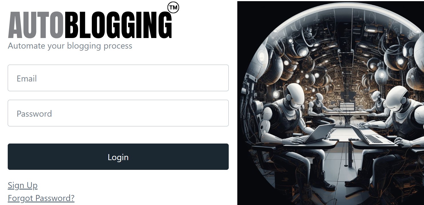 Autoblogging.AI Login