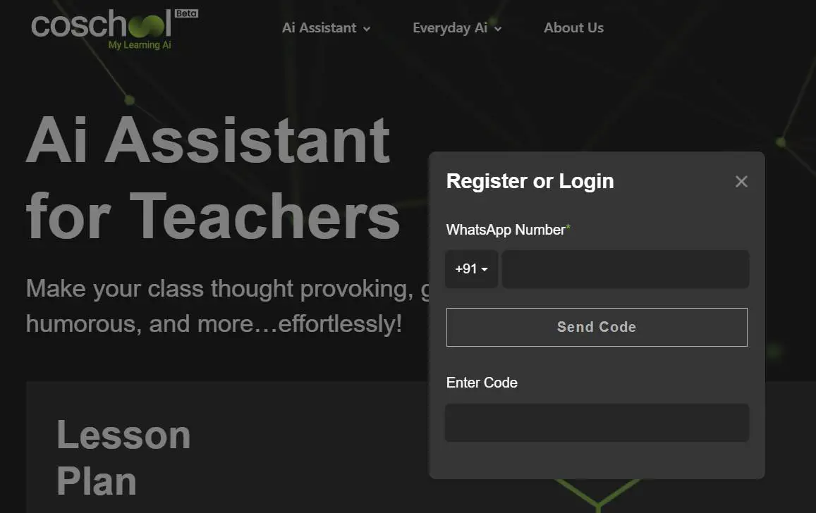 Coschool AI Login