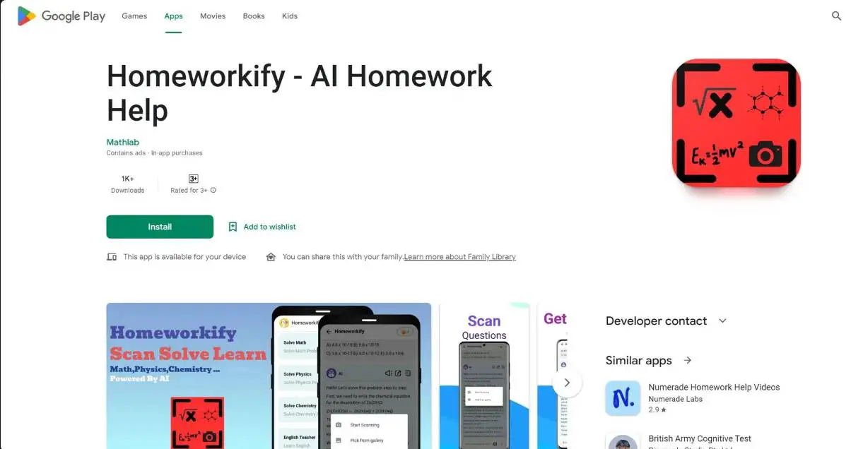 Homeworkify AI Login