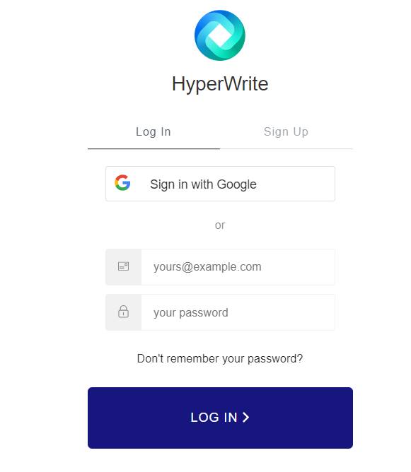 Hyperwrite Ai Login