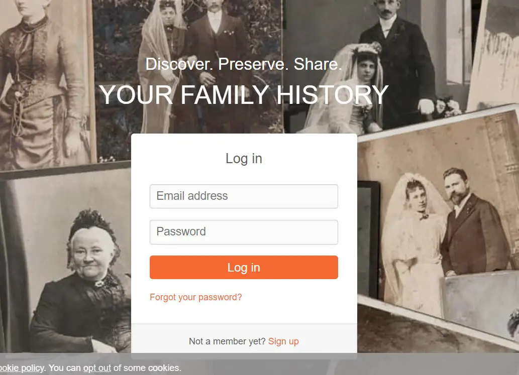 MyHeritage AI Login