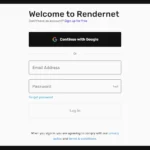 Rendernet AI Login