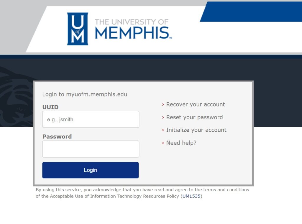 my memphis login