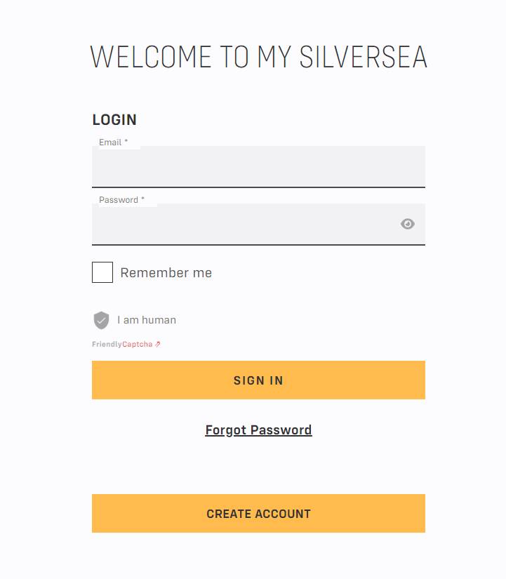 My Silversea Login