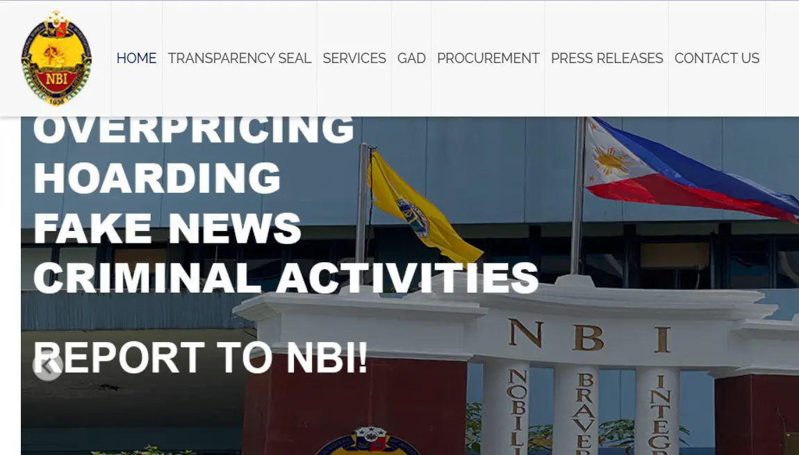 NBI.gov.ph Online Application Login