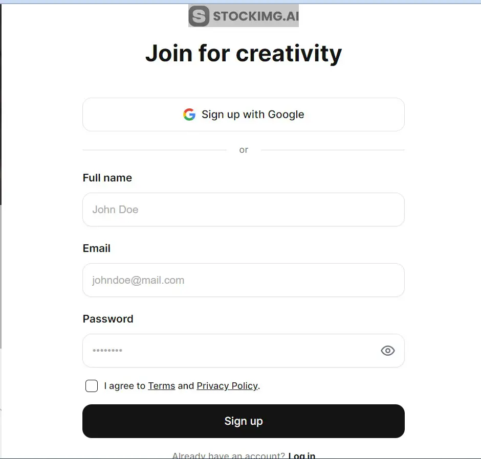 stockimg ai Login
