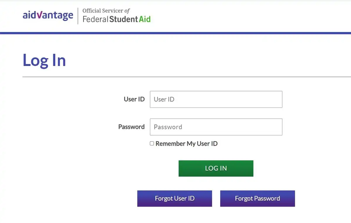 Aidvantage Login