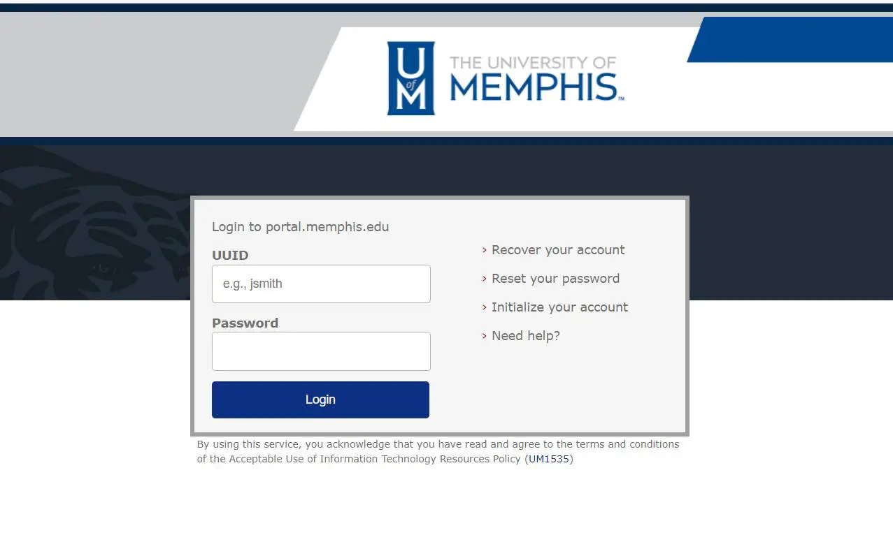 Mymemphis Portal Login & New Student Register