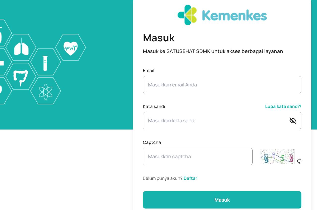 Satusehat Sdmk Login