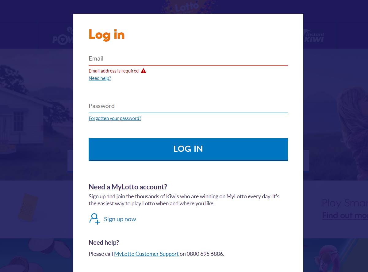 www.mylotto.co.nz Login