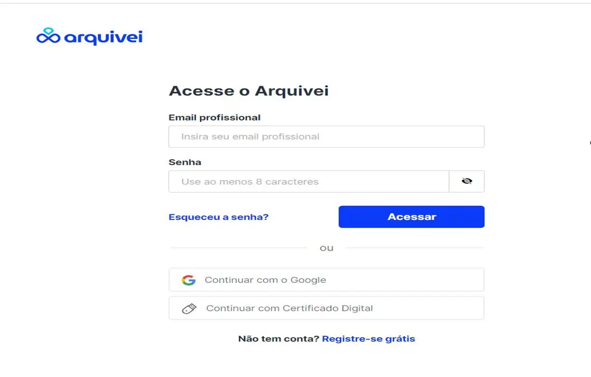 Arquivei Login