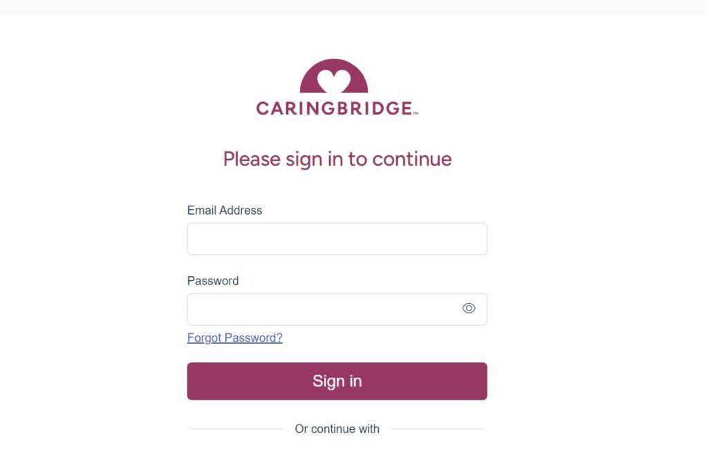 Caringbridge.org Login