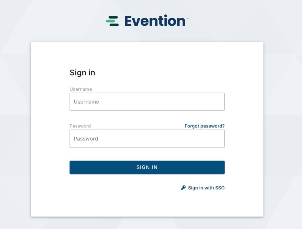 Evention Login