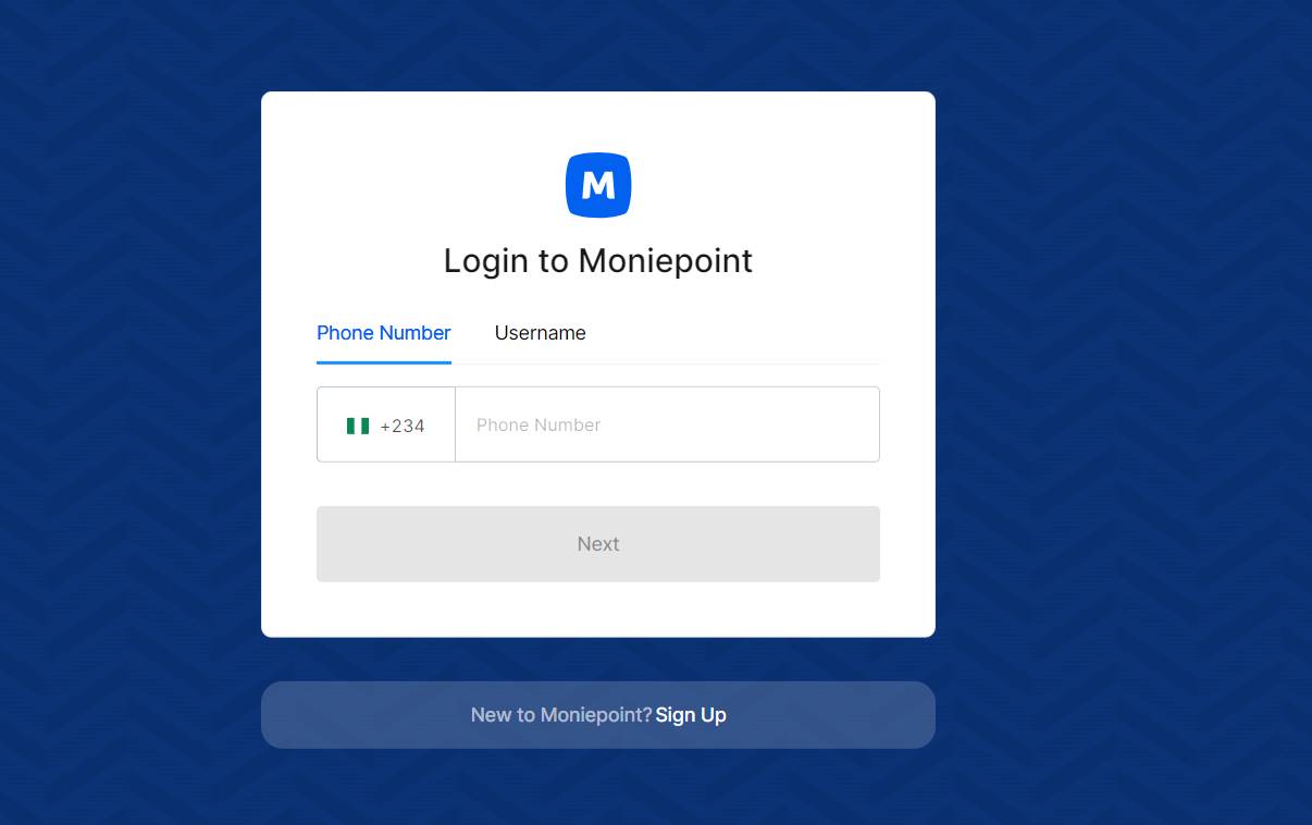 Moniepoint Login