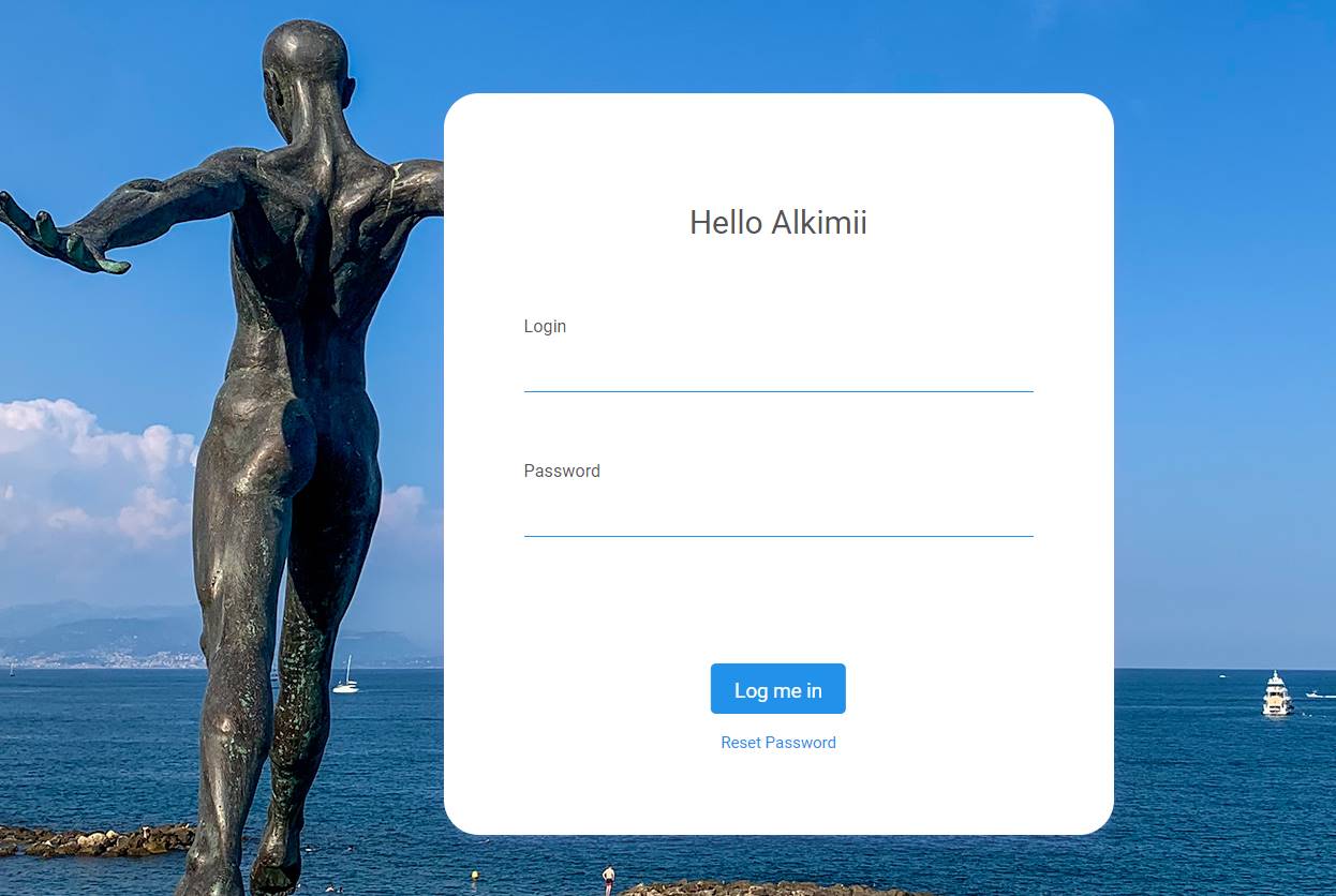 Alkimii Login