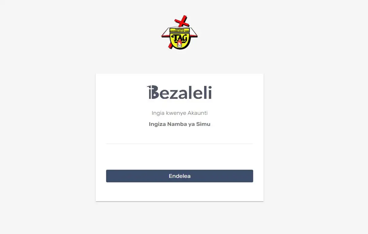 Bezaleli.tag.or.tz Login