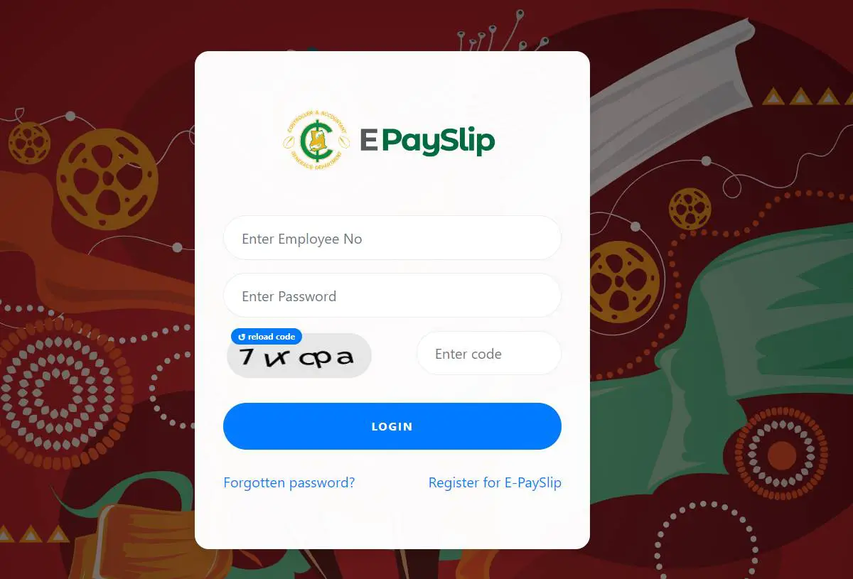 Cagd Payslip Login