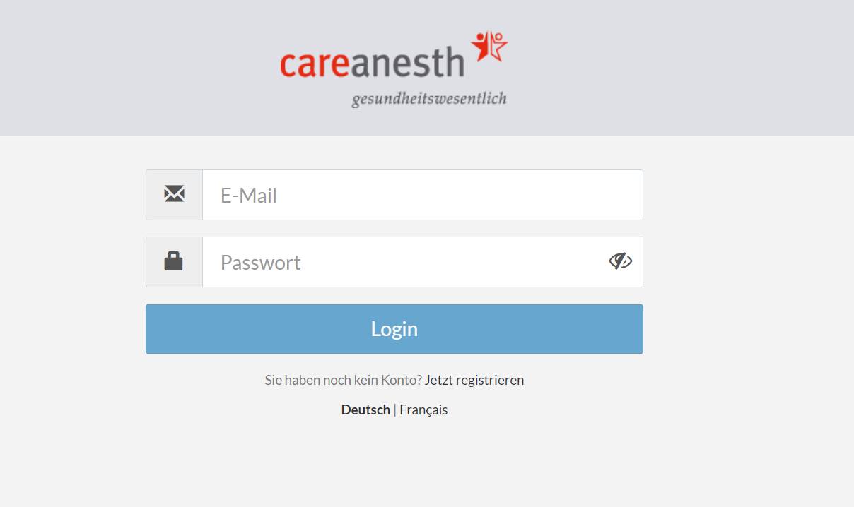 Careanesth Login