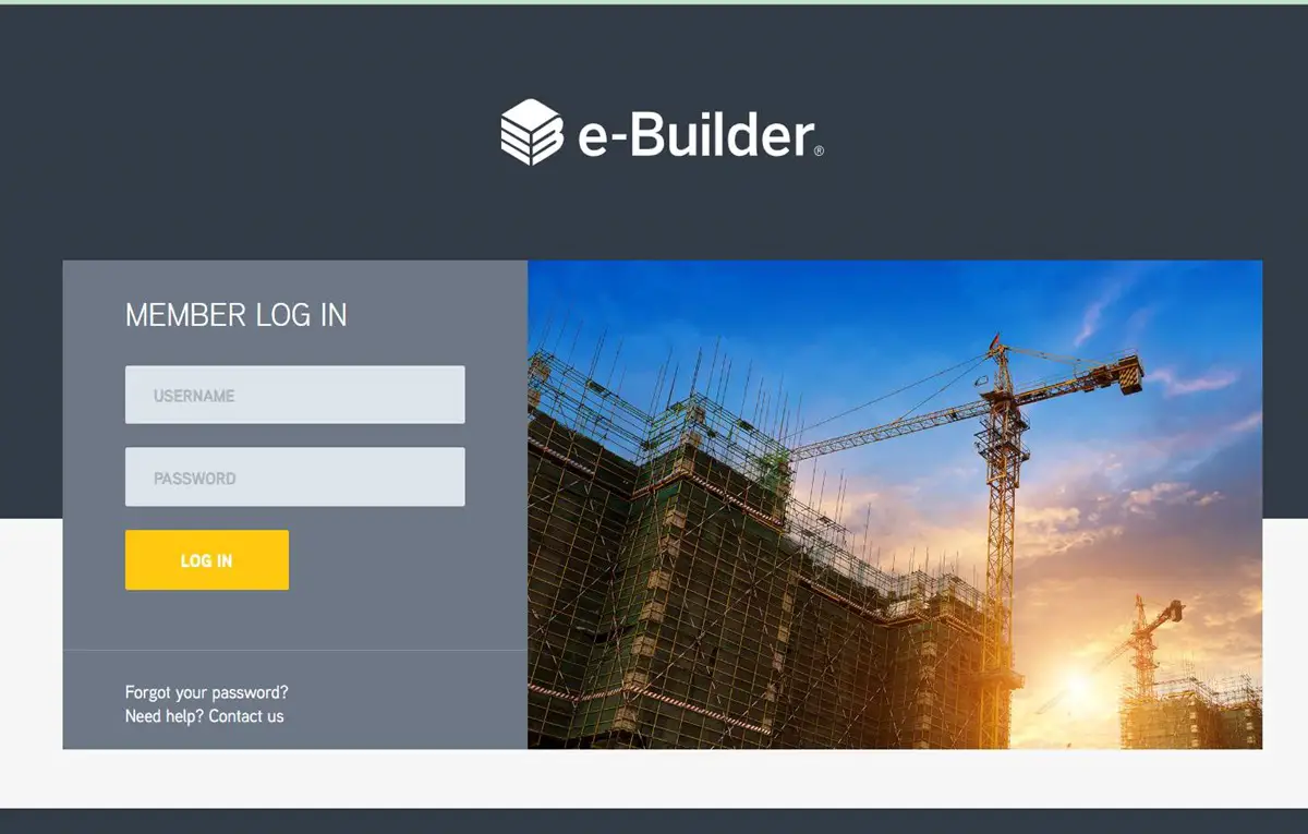 Ebuilder Login