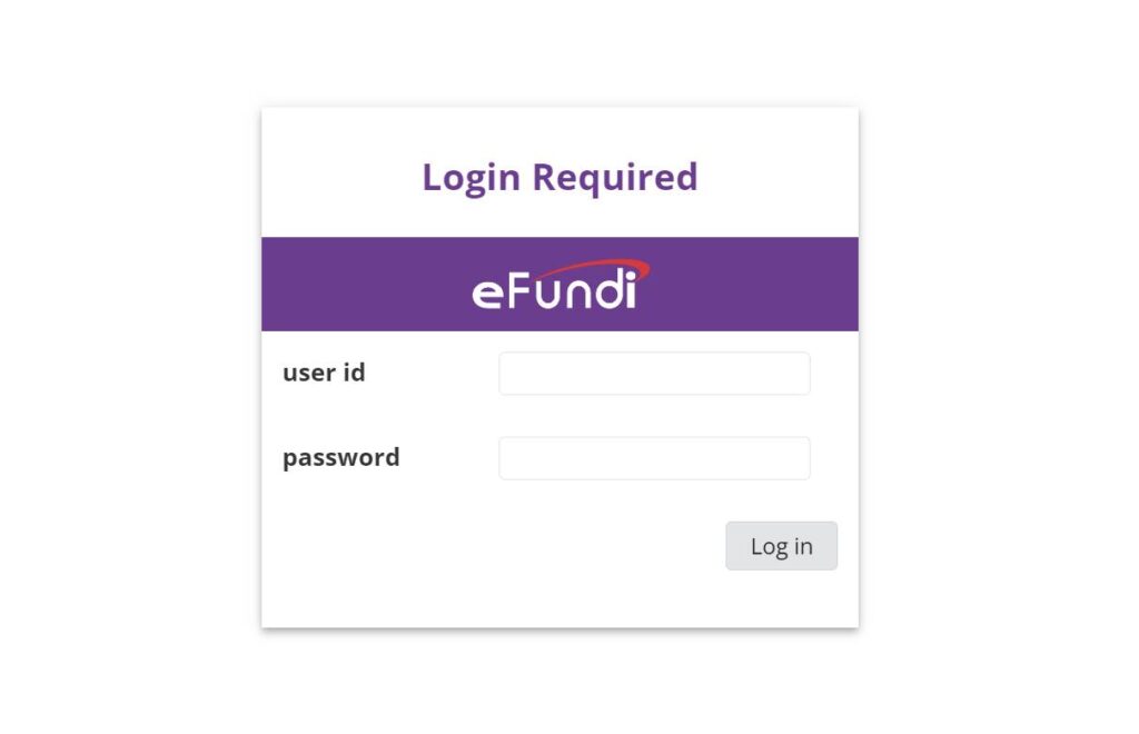 eFundi Login