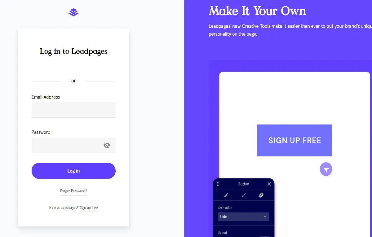 Leadpages Login