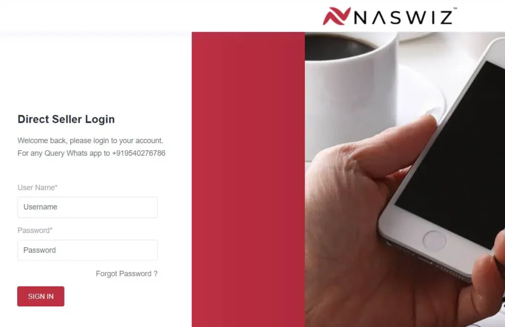 Naswiz Dashboard Login