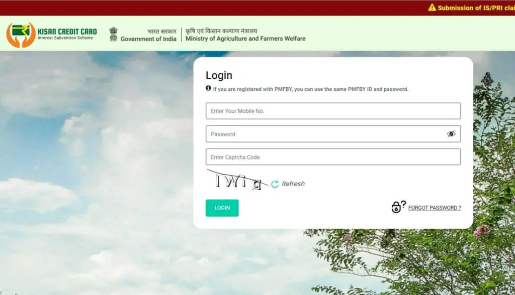 Fasalrin.gov.in Login