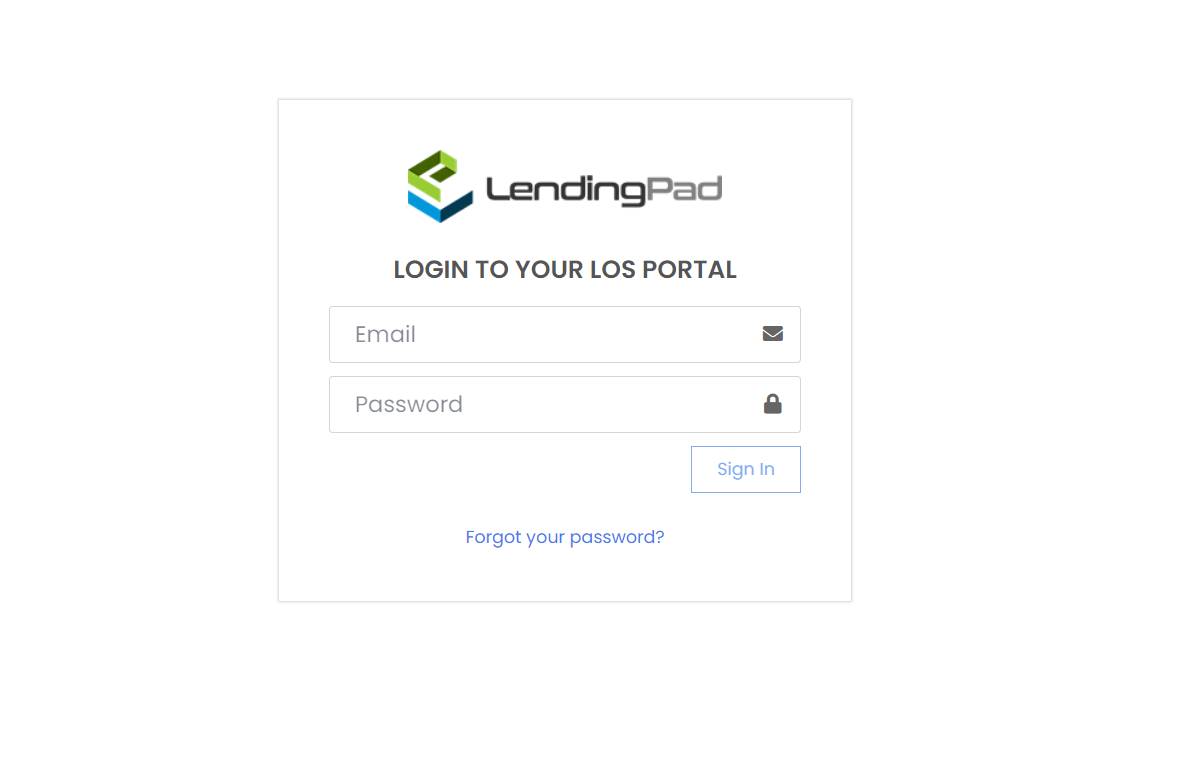 Lendingpad Login