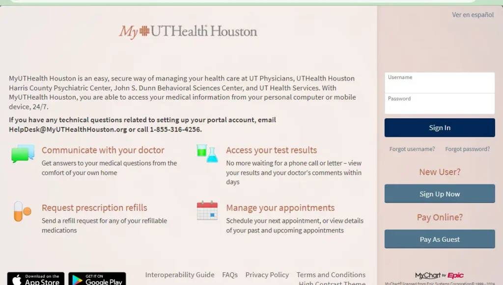 Myuthealth Login