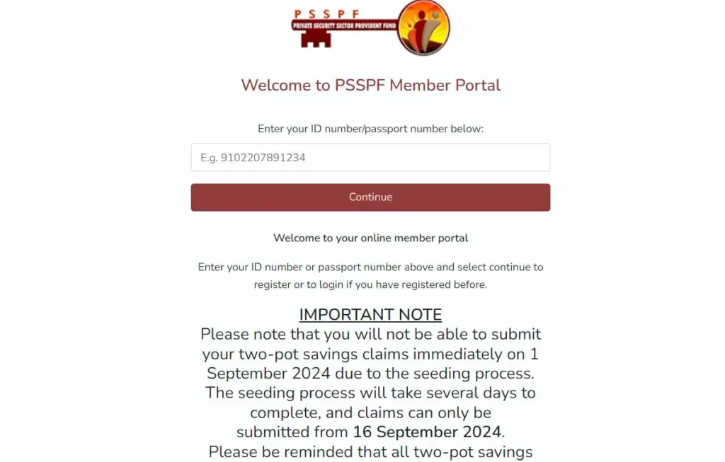 Psspf Login