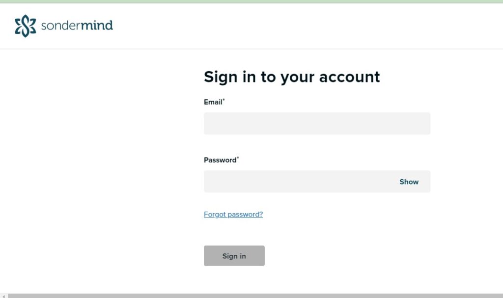 SonderMind Login