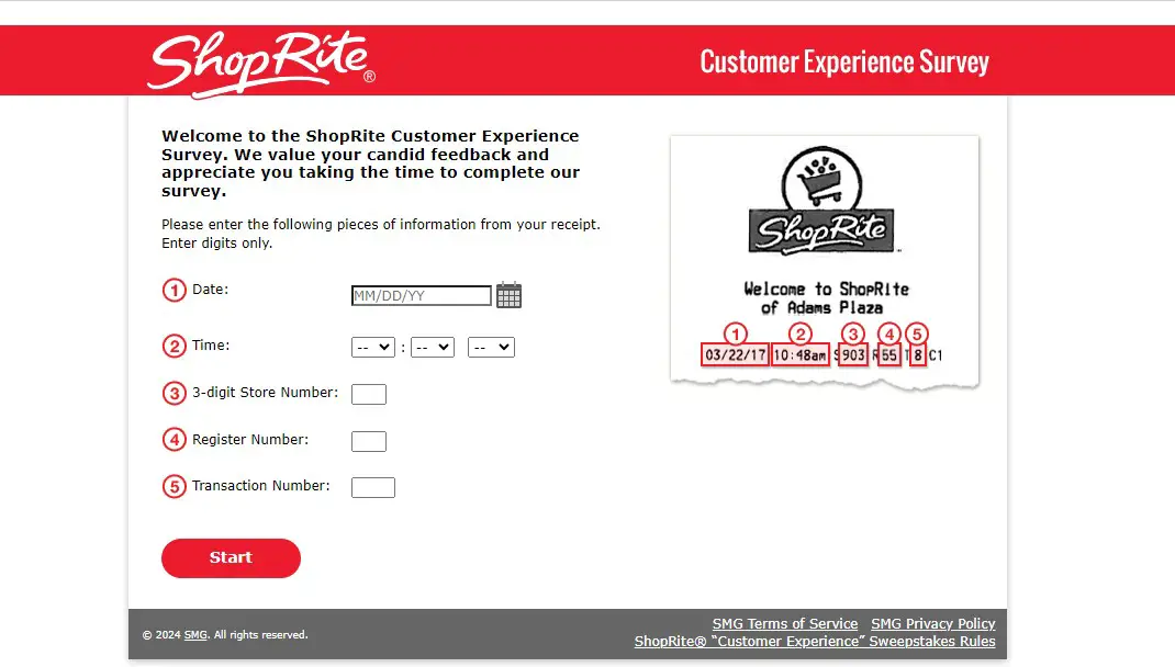 myshopriteexperience Login