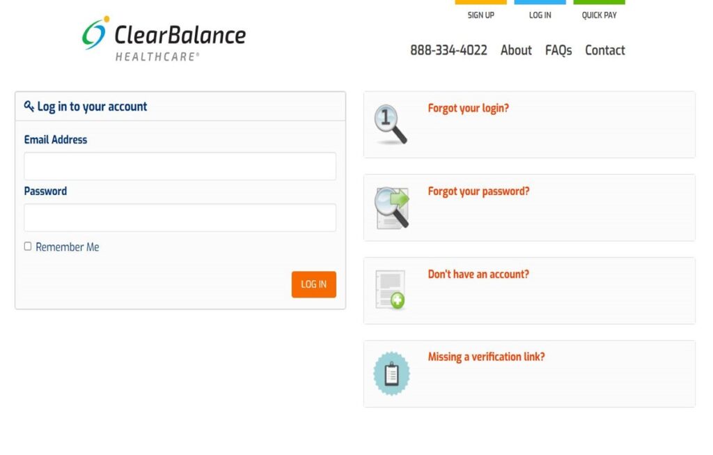 ClearBalance Login