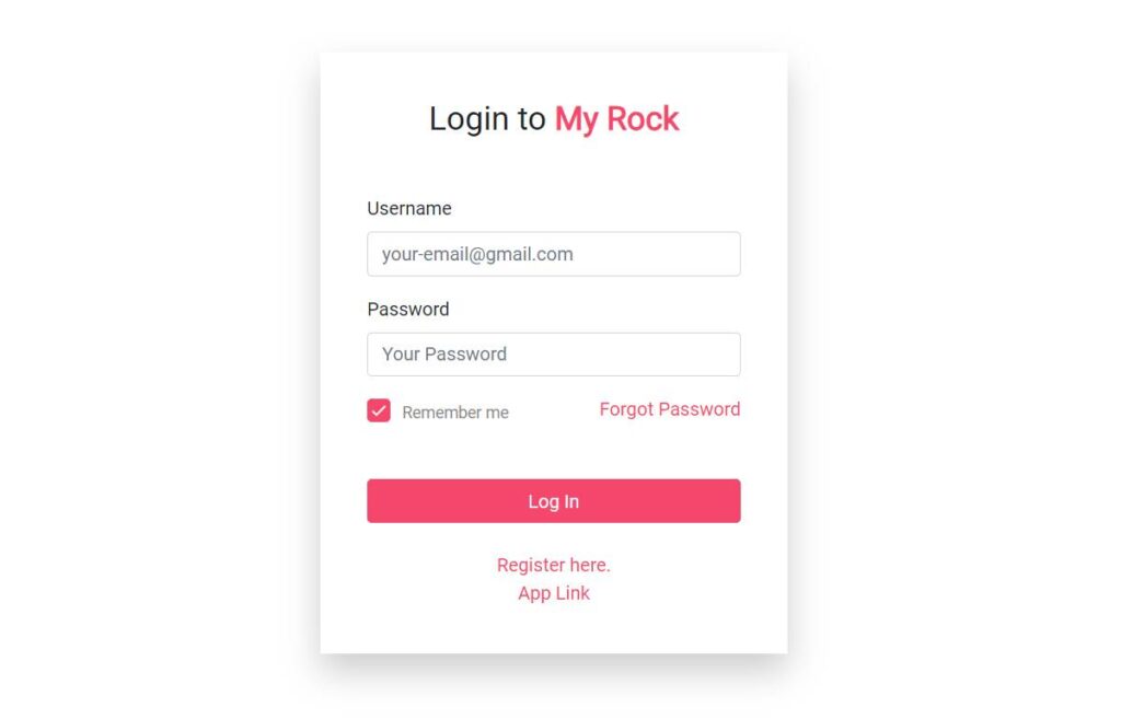 Myrock Login