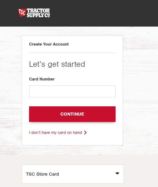 Registering for an Online Account