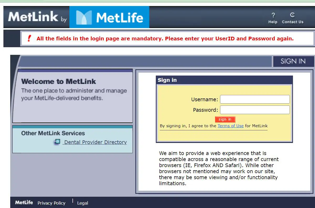 Metlink Login