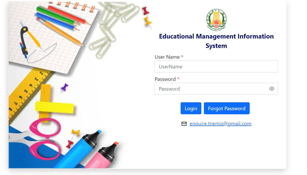 tnemis.tnschool.gov.in login