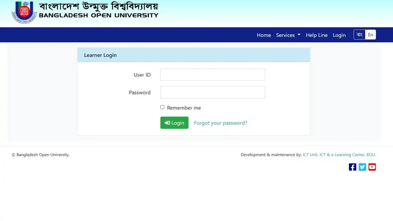 Osapsnew.bou.ac.bd Login: Admission