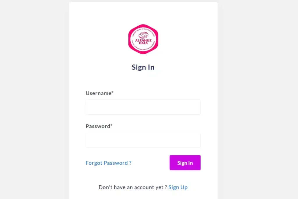 Alrahuzdata login