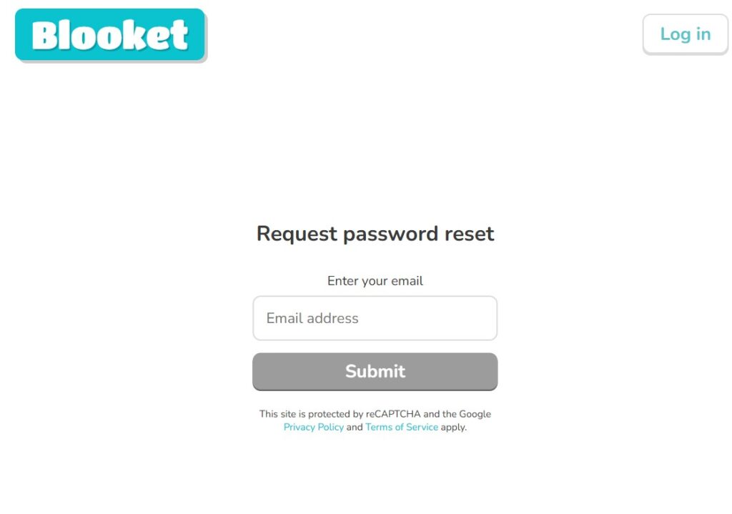 Blooket reset password