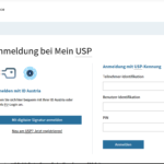 Unternehmensserviceportal Login