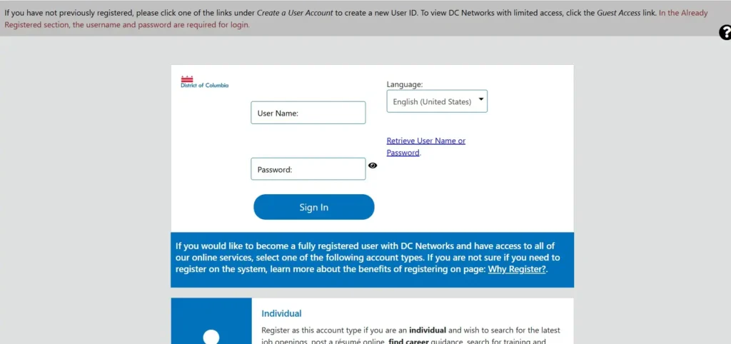 Dcnetworks Login: Find Jobs & Training in DC