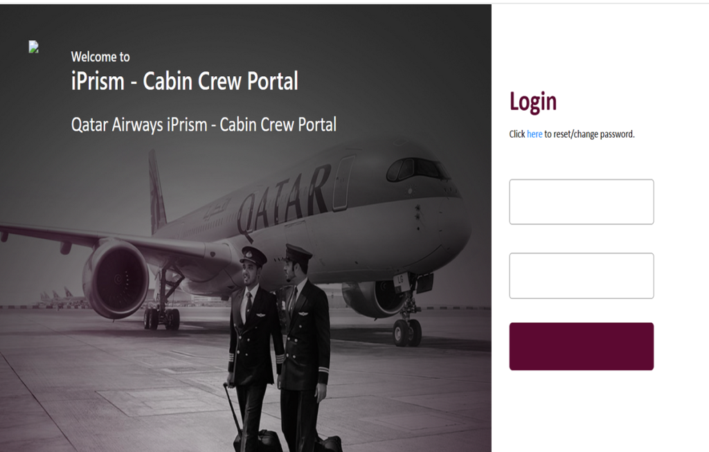 iPrism Qatar Airways Login