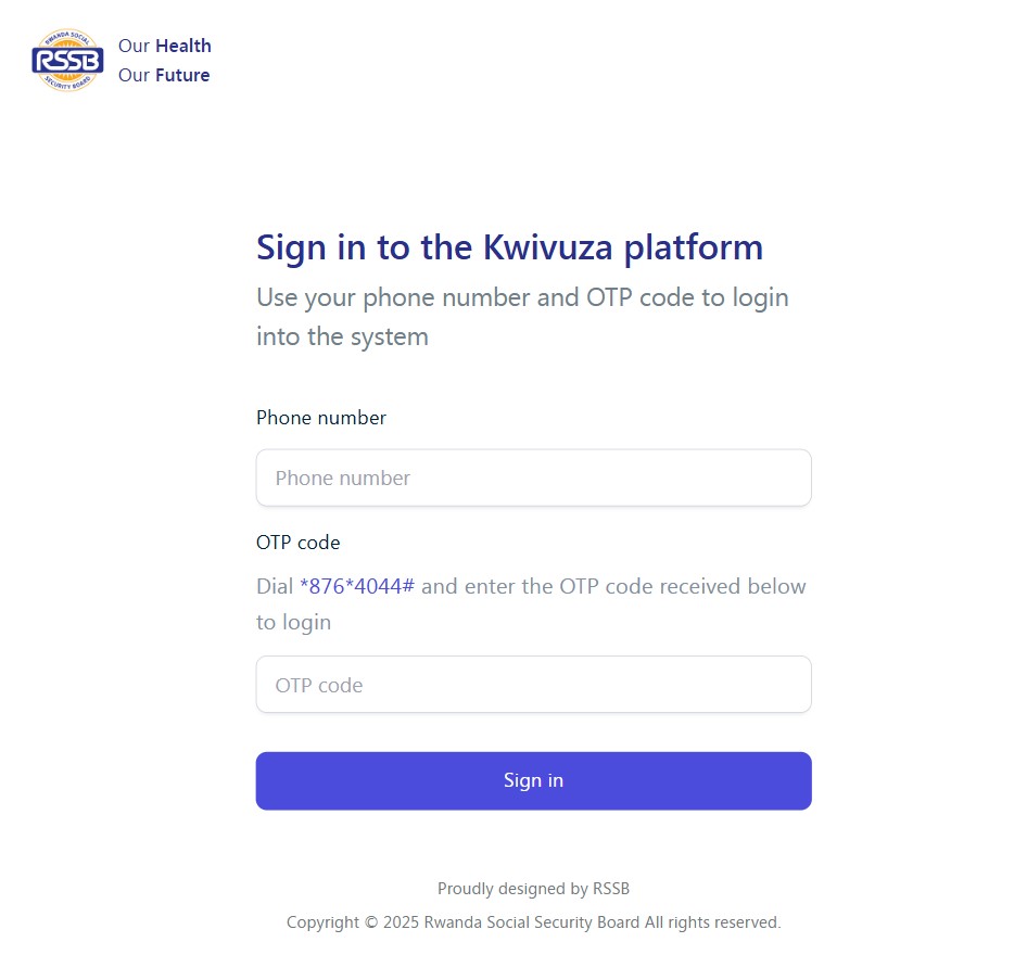 How To Kwivuza RSSB Login