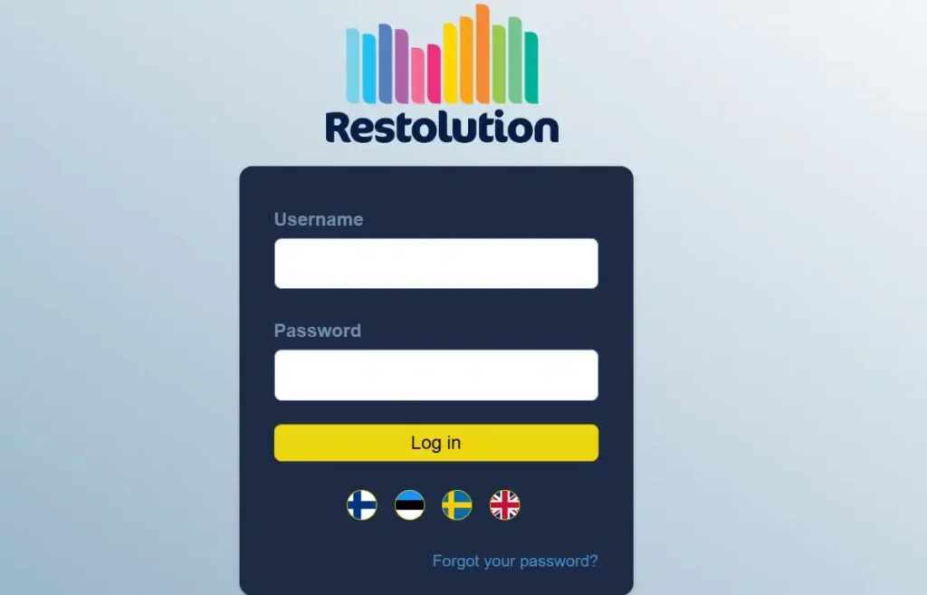 restolution login