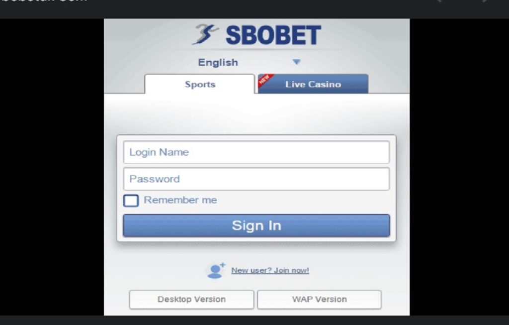 www.sbobetuk.com Login