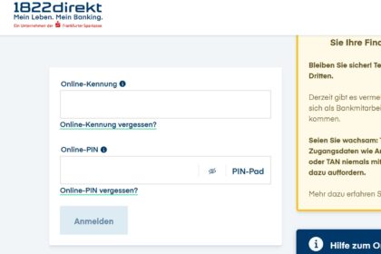 1822direkt Login