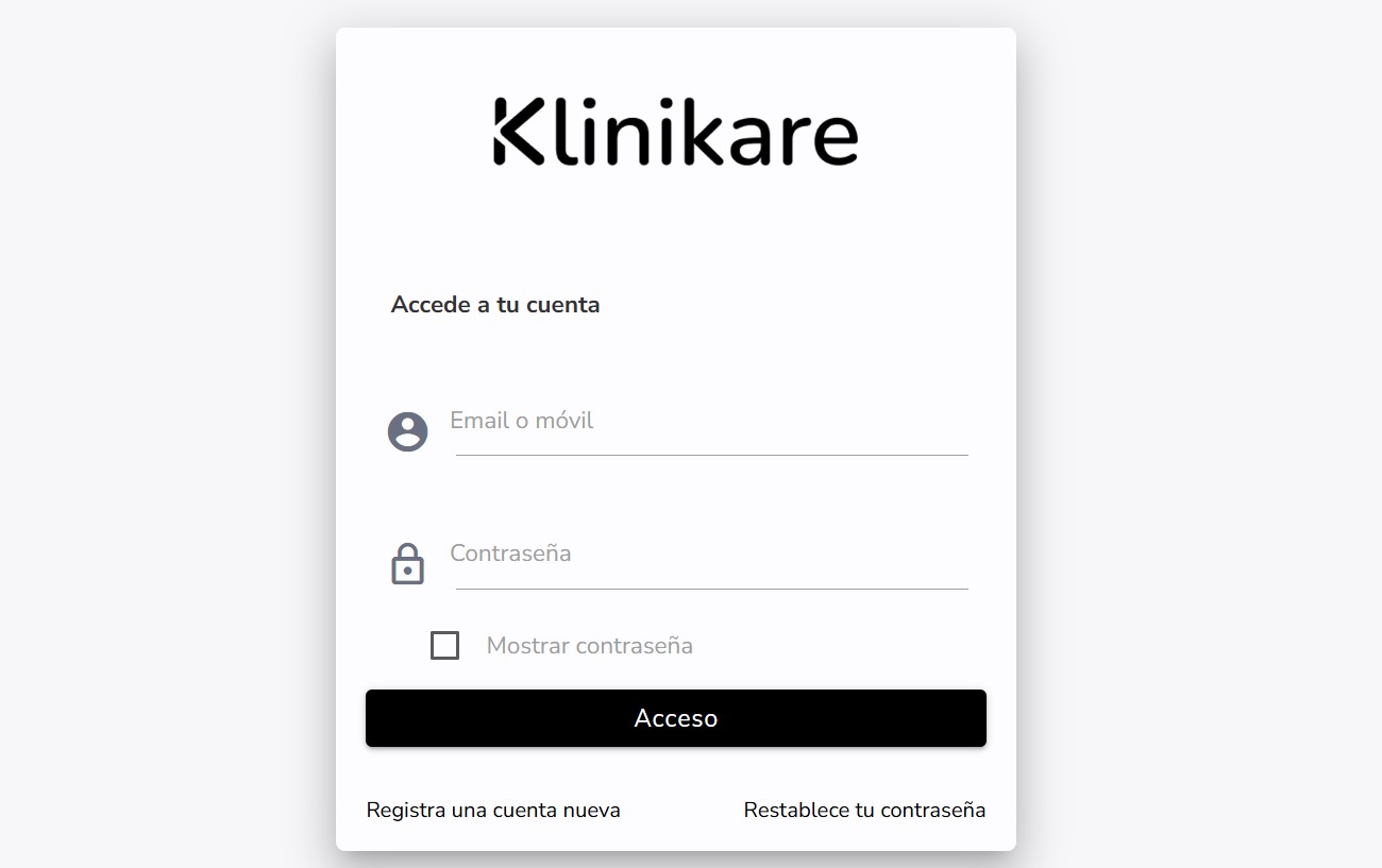 Klinikare Login